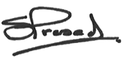 Executive Director Sanjay Prasad's signature