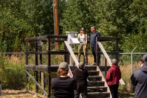 Community members at AMS Precip