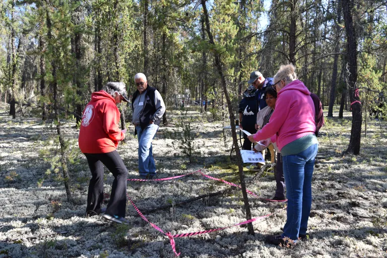 Traditional Indigenous Knowledge Committee members at Forest Health Monitoring workshop